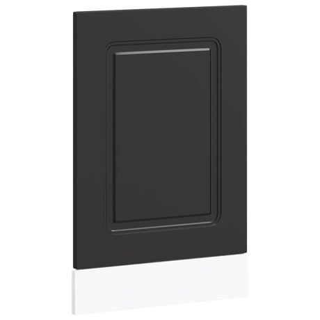 Vidaxl vaatwaspaneel kalmar 45x1,5x57 cm bewerkt hout zwart