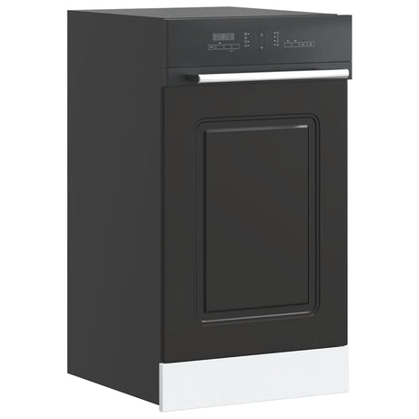 Vidaxl vaatwaspaneel kalmar 45x1,5x57 cm bewerkt hout zwart