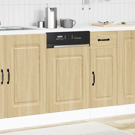 Vidaxl vaatwaspaneel kalmar 45x1,5x57 cm bewerkt hout sonoma eiken