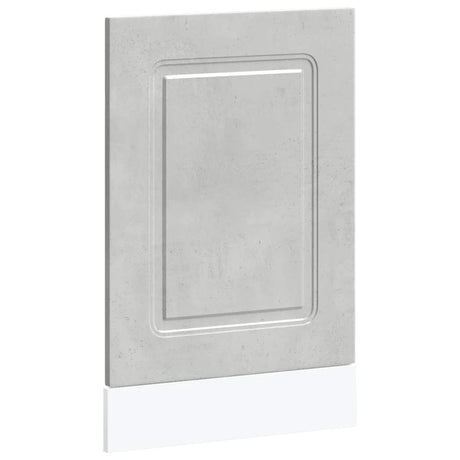 Vidaxl vaatwaspaneel kalmar 45x1,5x57 cm bewerkt hout betongrijs