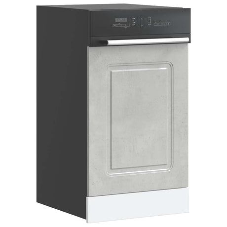 Vidaxl vaatwaspaneel kalmar 45x1,5x57 cm bewerkt hout betongrijs