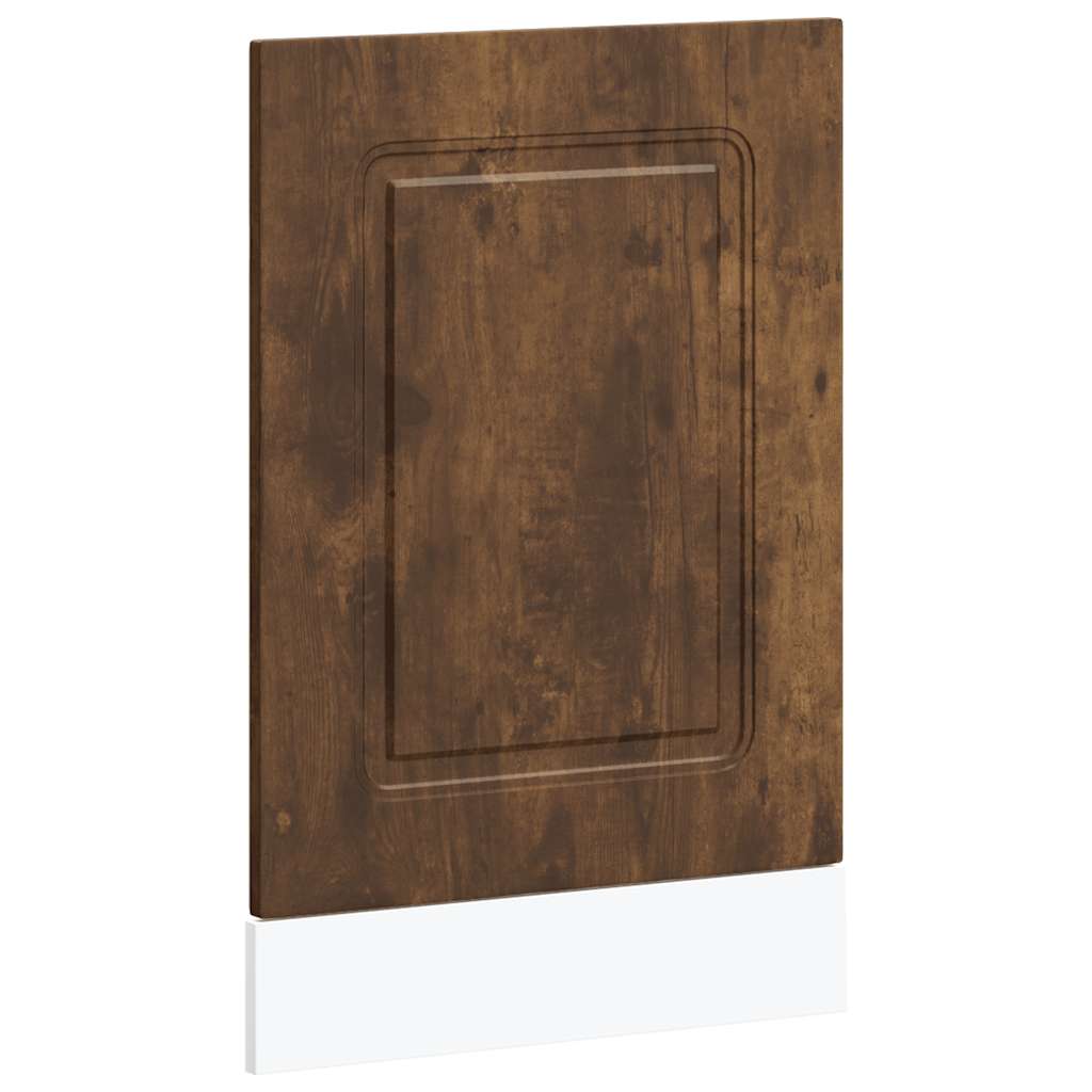 Vidaxl vaatwaspaneel kalmar 45x1,5x57 cm bewerkt hout gerookt eiken