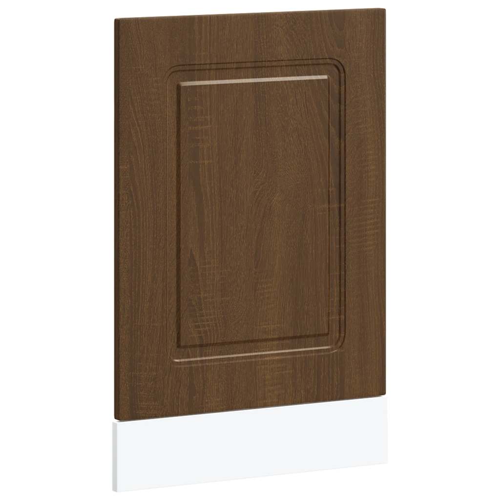 Vidaxl vaatwaspaneel kalmar 45x1,5x57 cm bewerkt hout bruin eikenkleur