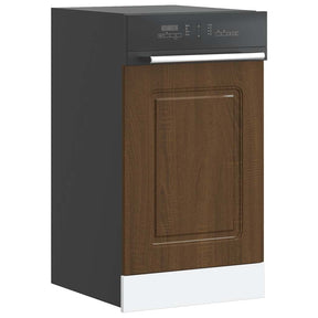 Vidaxl vaatwaspaneel kalmar 45x1,5x57 cm bewerkt hout bruin eikenkleur