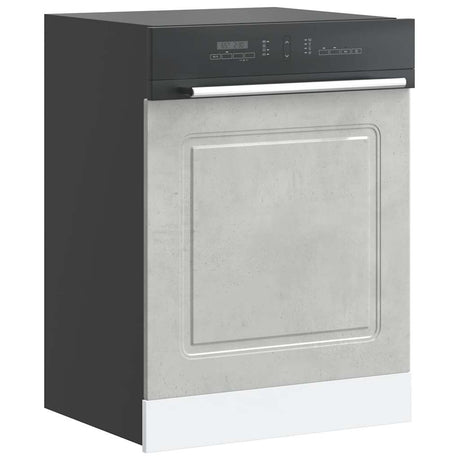 Vidaxl vaatwaspaneel kalmar 60x1,5x57 cm bewerkt hout betongrijs