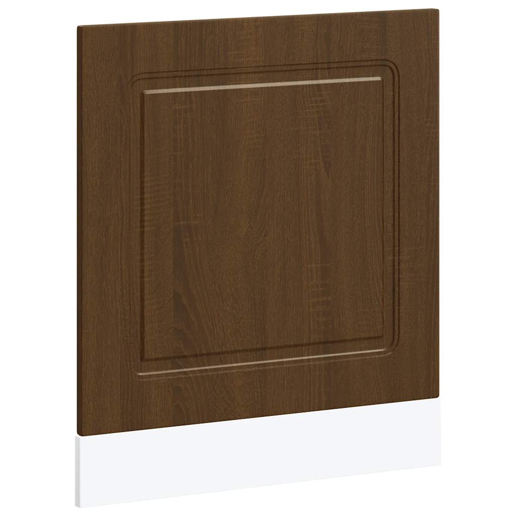 Vidaxl vaatwaspaneel kalmar 60x1,5x57 cm bewerkt hout bruin eikenkleur