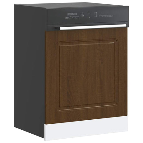 Vidaxl vaatwaspaneel kalmar 60x1,5x57 cm bewerkt hout bruin eikenkleur