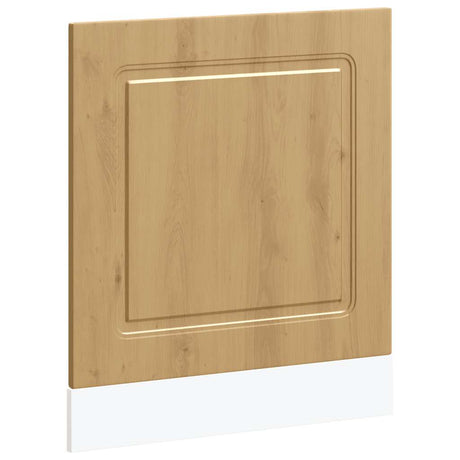 Vidaxl vaatwaspaneel kalmar 60x1,5x57 cm bewerkt hout artisanaal eiken