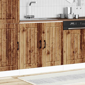 Vidaxl spoelbakonderkast lucca bewerkt hout oud houtkleurig