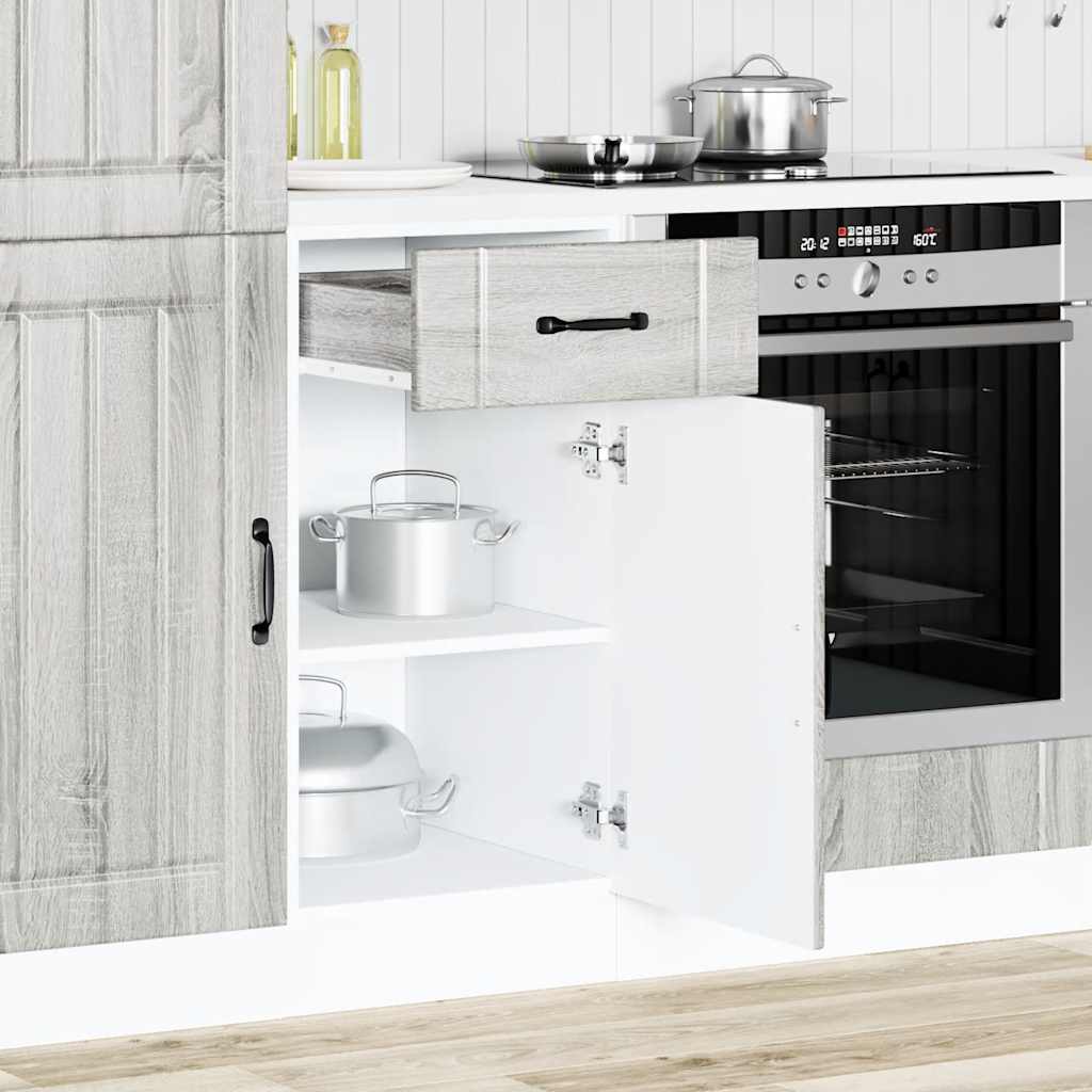 Vidaxl onderkast lucca bewerkt hout grijs sonoma eikenkleur