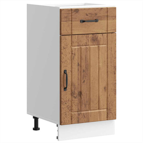 Vidaxl onderkast lucca bewerkt hout oud houtkleurig