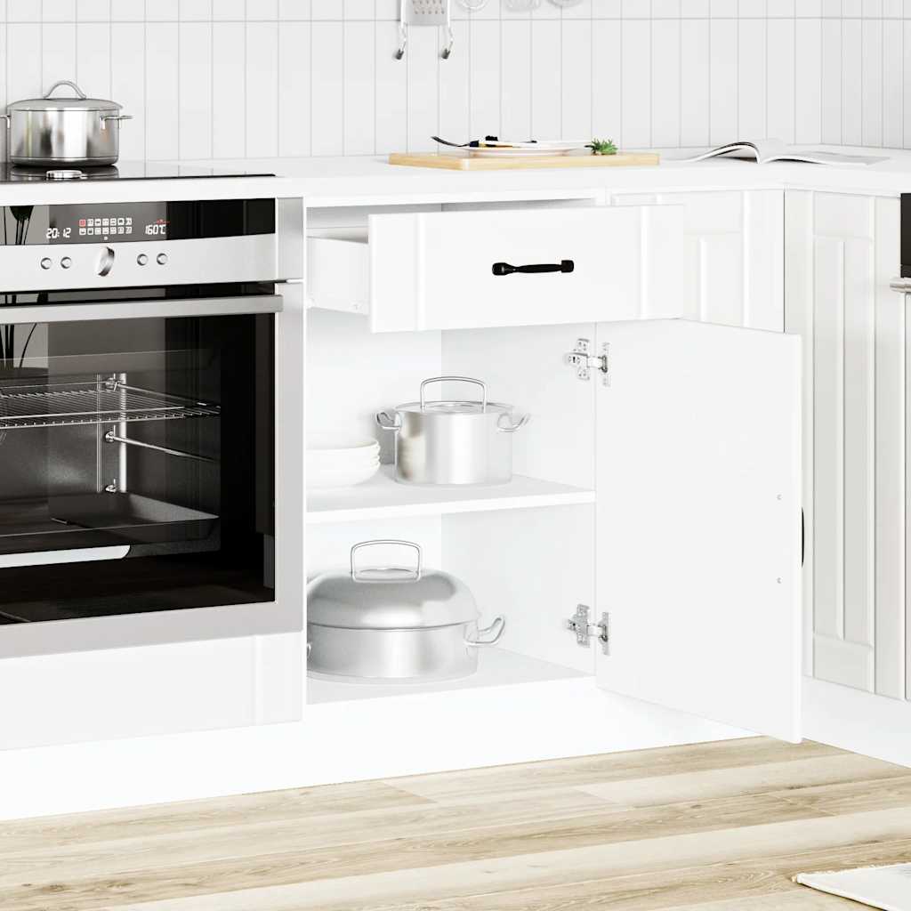 Vidaxl onderkast lucca bewerkt hout wit