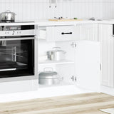 Vidaxl onderkast lucca bewerkt hout hoogglans wit