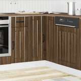 Vidaxl keuken hoekonderkast lucca bewerkt hout bruin eikenkleur