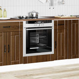 Vidaxl ovenkast lucca bewerkt hout bruin eikenkleur