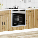 Vidaxl ovenkast lucca bewerkt hout artisanaal eikenkleur