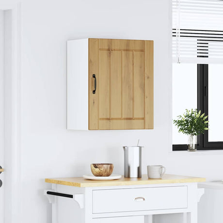 Vidaxl keukenbovenkast lucca bewerkt hout artisanaal eikenkleur
