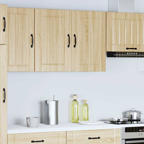 Vidaxl keukenbovenkast lucca bewerkt hout sonoma eikenkleurig
