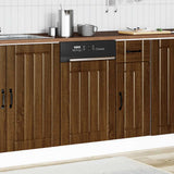Vidaxl vaatwaspaneel lucca bewerkt hout bruin eikenkleur