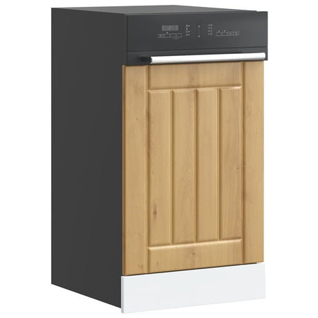 Vidaxl vaatwaspaneel lucca bewerkt hout artisanaal eikenkleur