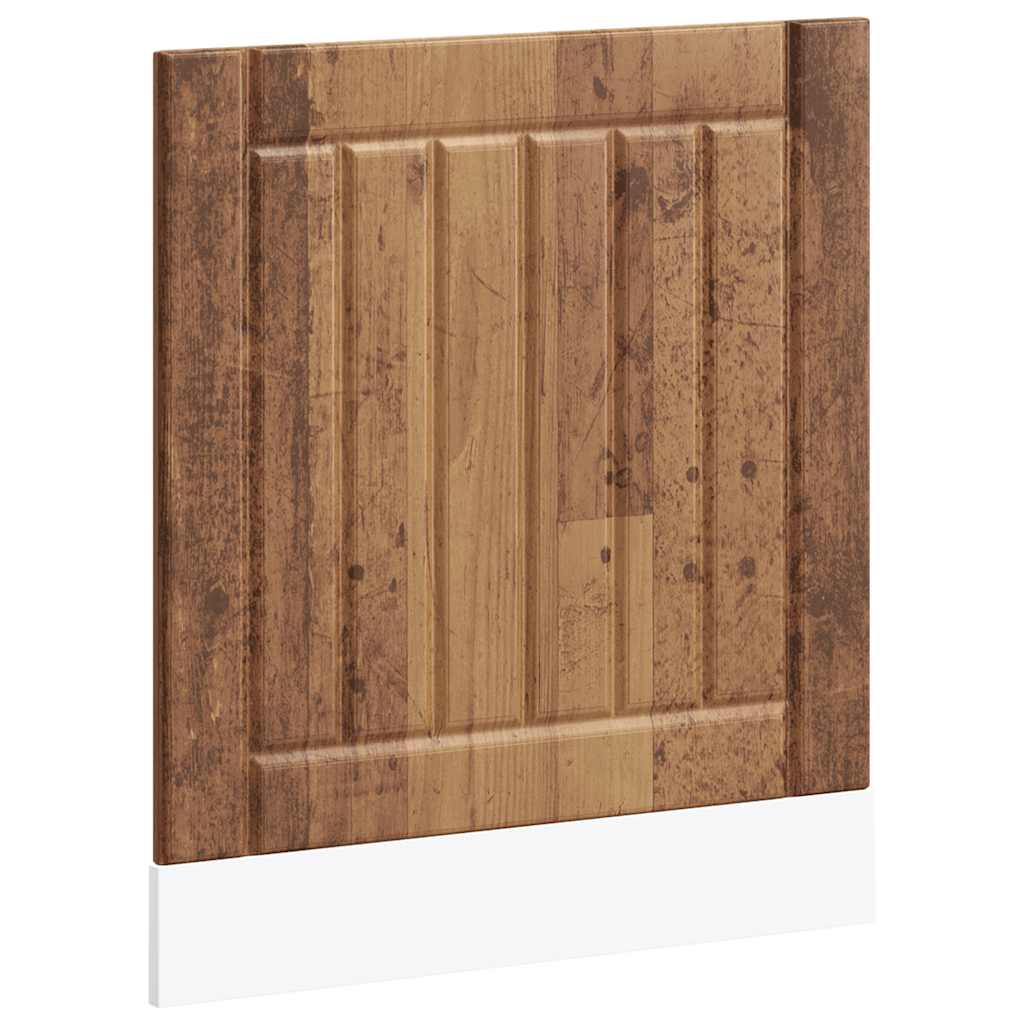 Vidaxl vaatwaspaneel lucca bewerkt hout oud houtkleurig