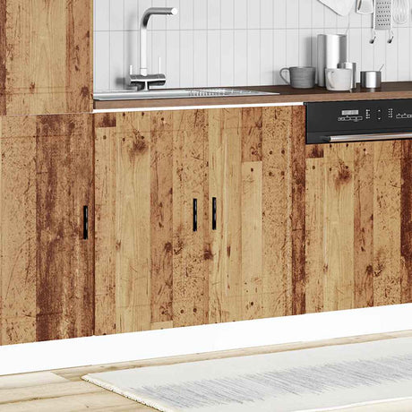 Vidaxl spoelbakonderkast porto 80x46x81,5 cm bewerkt hout oud hout