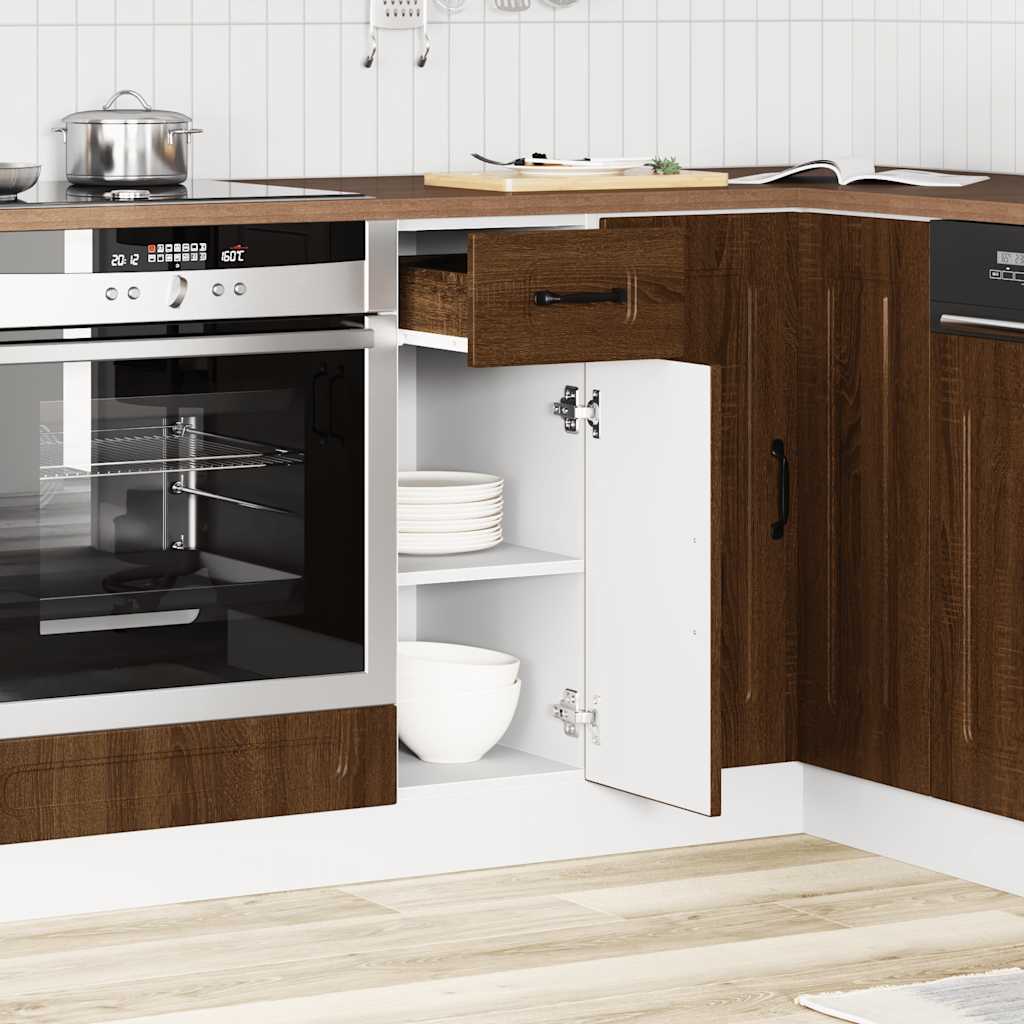Vidaxl onderkast porto bewerkt hout bruin eikenkleur