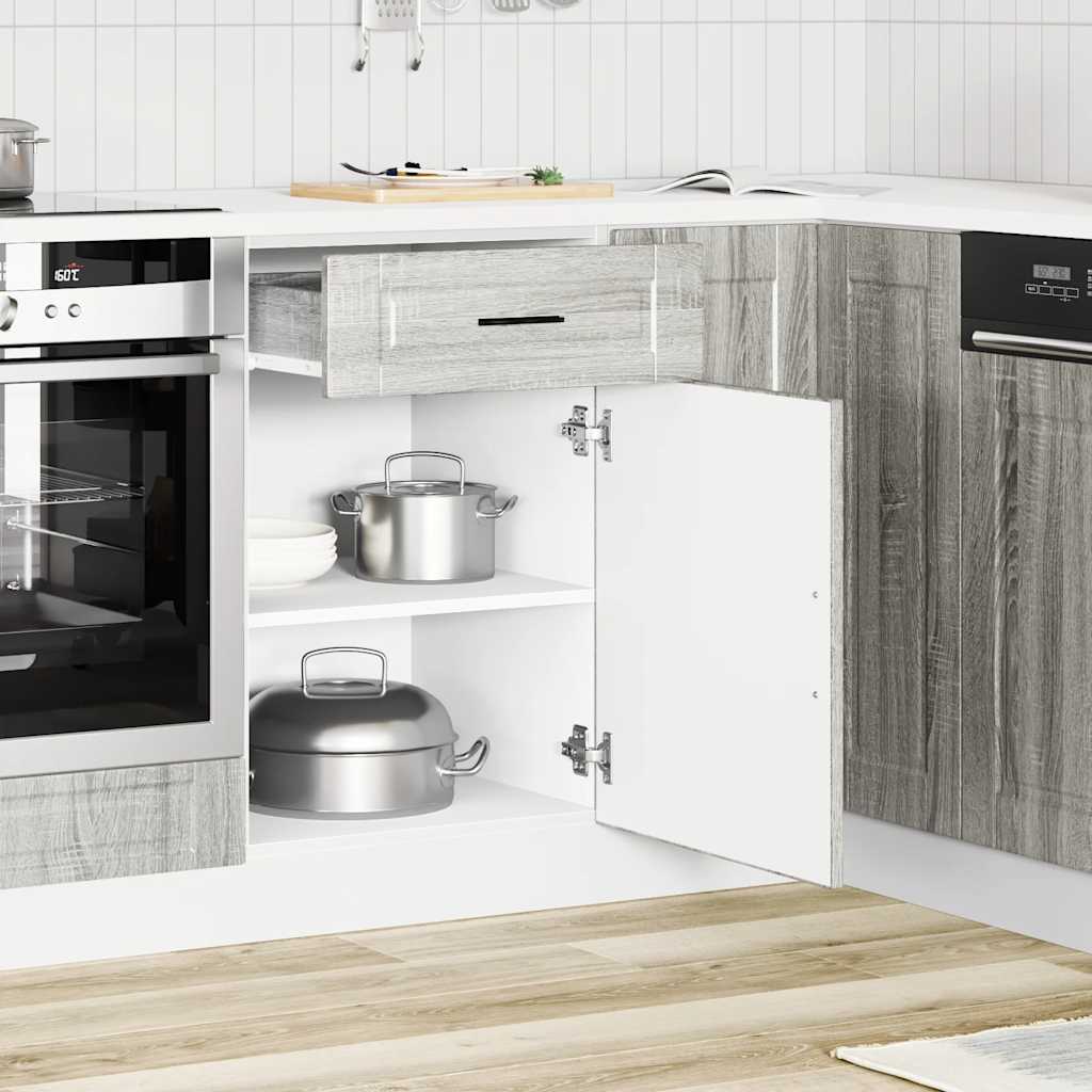 Vidaxl onderkast porto bewerkt hout grijs sonoma eiken