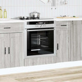 Vidaxl ovenkast porto bewerkt hout grijs sonoma eiken
