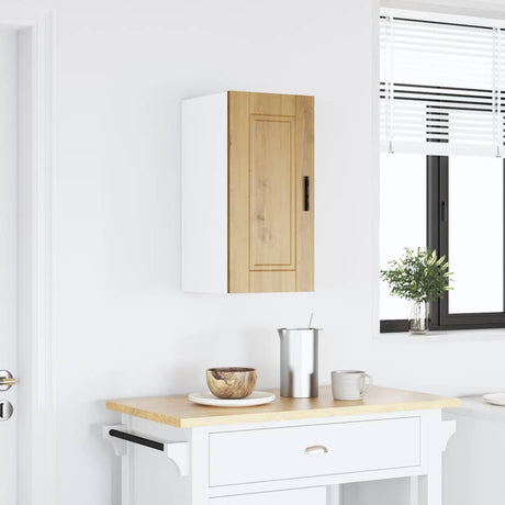 Vidaxl keukenbovenkast porto bewerkt hout artisanaal eikenkleur