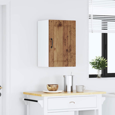 Vidaxl keukenbovenkast porto bewerkt hout oud houtkleurig