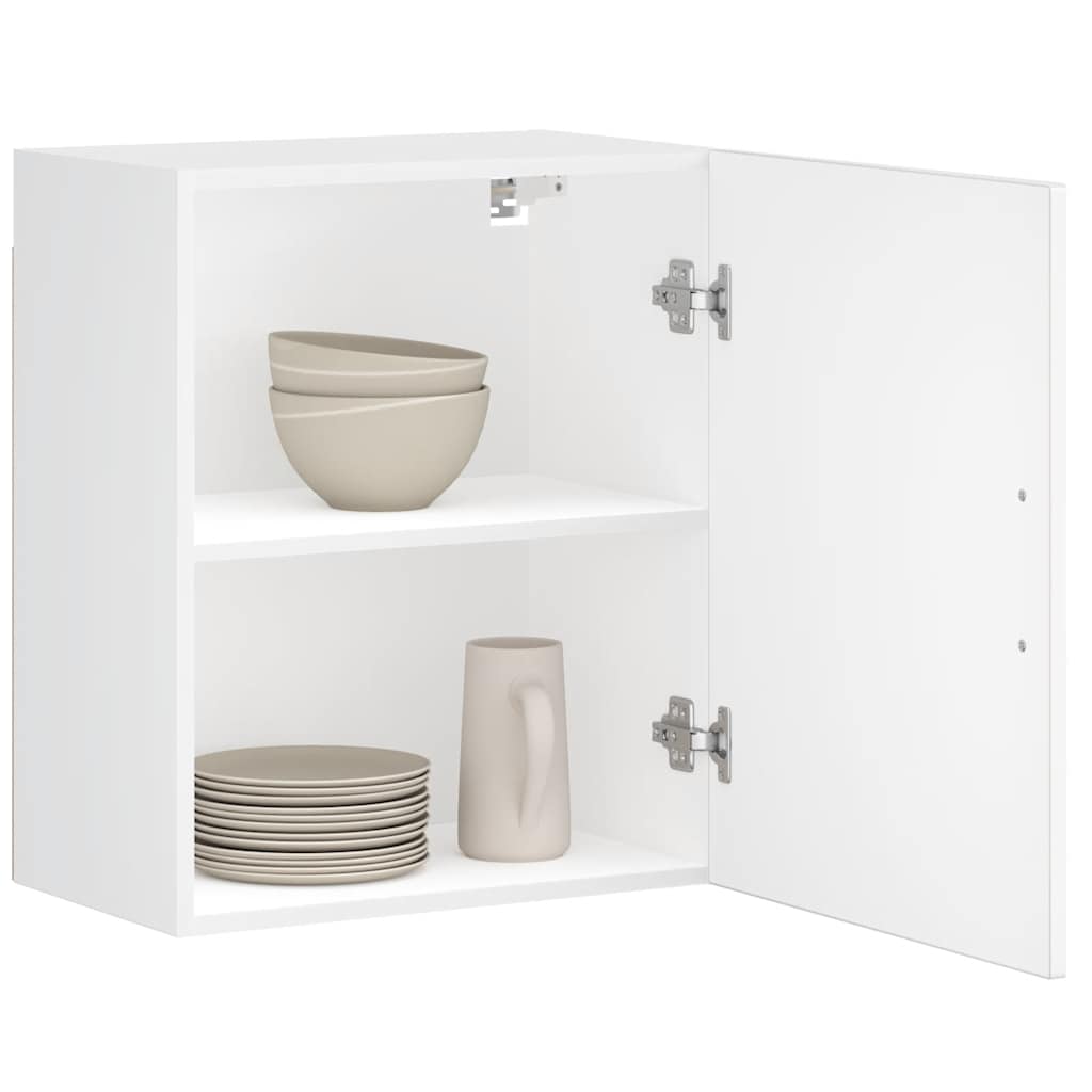 Vidaxl keukenbovenkasten 2 st porto bewerkt hout wit