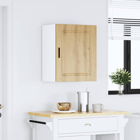 Vidaxl keukenbovenkast porto bewerkt hout artisanaal eikenkleur