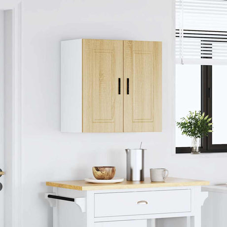 Vidaxl keukenbovenkast porto bewerkt hout sonoma eikenkleurig