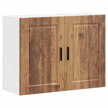 Vidaxl keukenbovenkast porto bewerkt hout oud houtkleurig