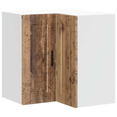 Vidaxl keuken hoekkast porto bewerkt hout oud houtkleurig