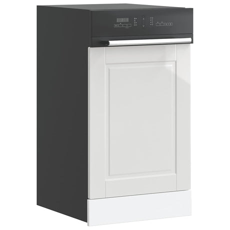 Vidaxl vaatwaspaneel porto 45x1,5x57 cm bewerkt hout hoogglans wit