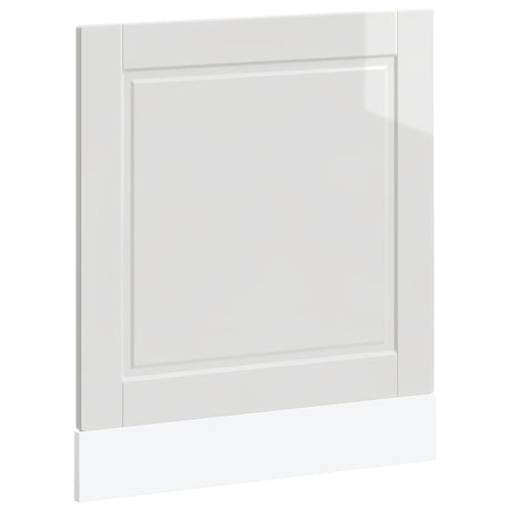 Vidaxl vaatwaspaneel porto 60x1,5x57 cm bewerkt hout hoogglans wit