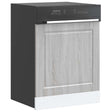 Vidaxl vaatwaspaneel porto 60x1,5x57cm bewerkt hout grijs sonoma eiken