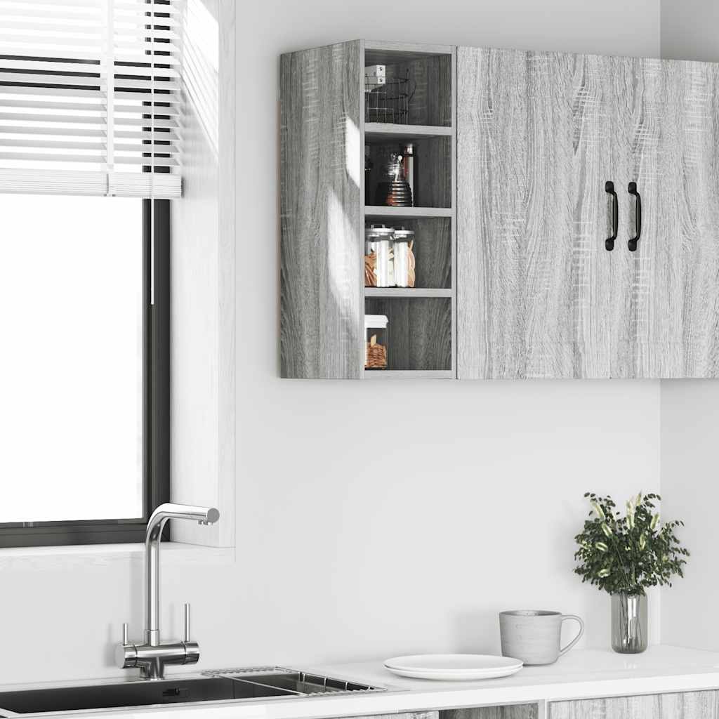 Vidaxl bovenkast riga 20x29,5x60 cm bewerkt hout grijs sonoma eikenkleurig
