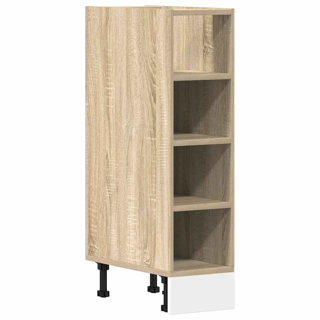 Vidaxl onderkast 20x44,5x81,5 cm bewerkt hout sonoma eikenkleurig
