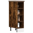 Vidaxl onderkast riga 20x44,5x81,5 cm bewerkt hout gerookt eikenkleurig