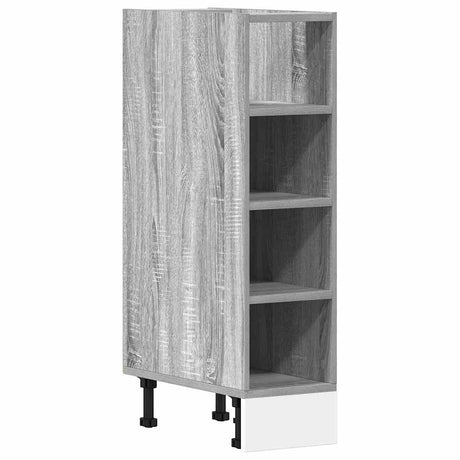 Vidaxl onderkast riga 20x44,5x81,5 cm bewerkt hout grijs sonoma eikenkleur