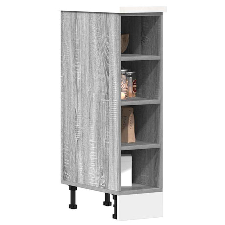 Vidaxl onderkast riga 20x44,5x81,5 cm bewerkt hout grijs sonoma eikenkleur