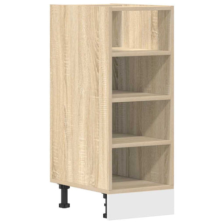 Vidaxl onderkast riga 30x44,5x81,5 cm bewerkt hout sonoma eikenkleurig