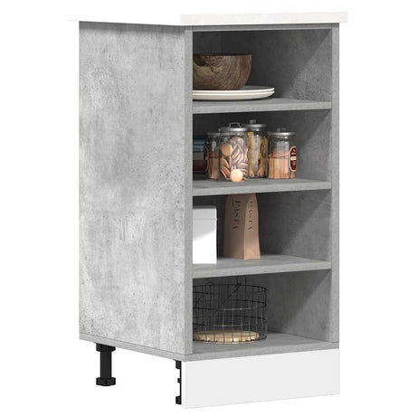 Vidaxl onderkast riga 40x44,5x81,5 cm bewerkt hout betongrijs