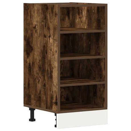 Vidaxl onderkast riga 40x44,5x81,5 cm bewerkt hout gerookt eikenkleurig