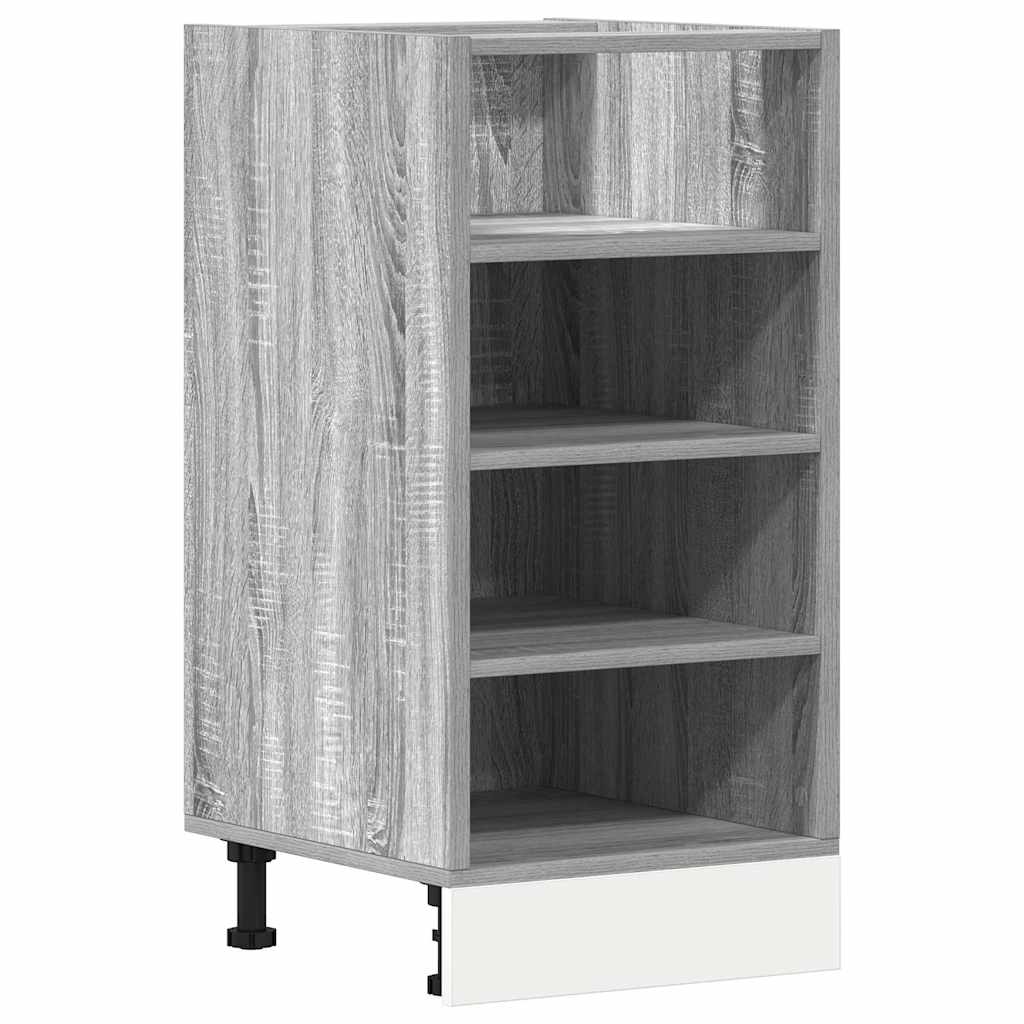 Vidaxl onderkast riga 40x44,5x81,5 cm bewerkt hout grijs sonoma eikenkleur