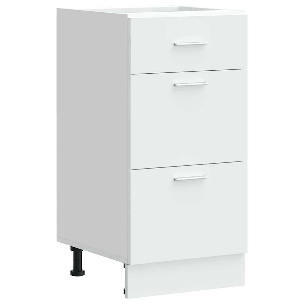 Vidaxl onderkast lyon 40x46x81,5 cm bewerkt hout wit