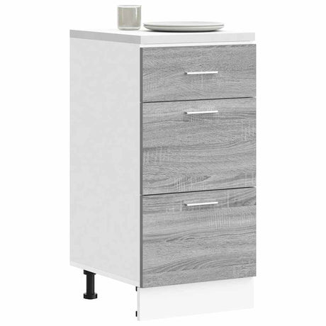 Vidaxl onderkast lyon 40x46x81,5 cm bewerkt hout grijs sonoma eikenkleurig